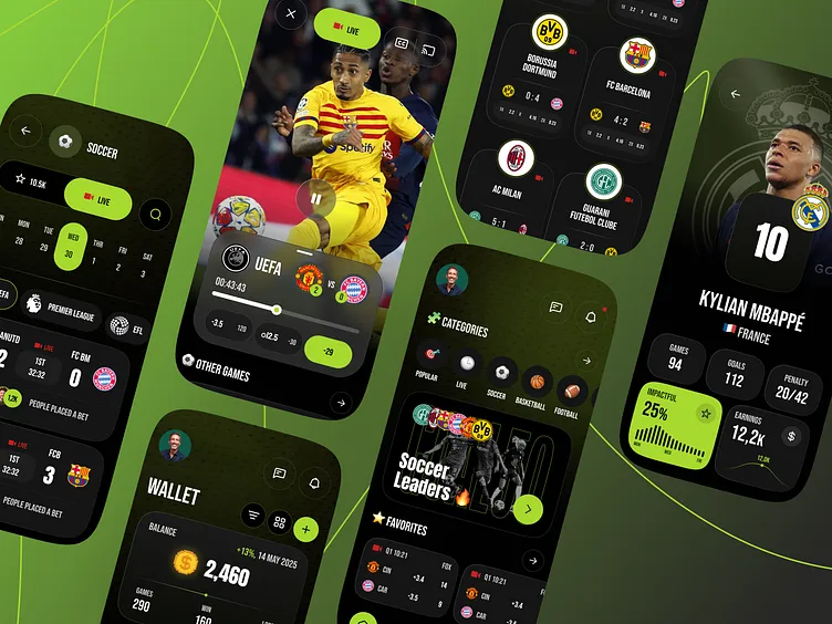 半岛体育 APP界面展示 体育投注移动端应用